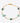 Gold bracelet with green gemstones on a white background
